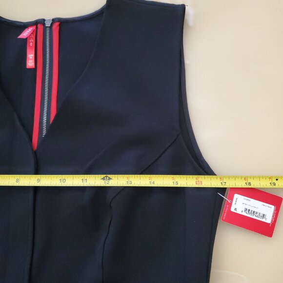 Spanx The Perfect Jumpsuit Black Sleeveless Shaping Tech Flare Size Medium NWT - Picture 9 of 15